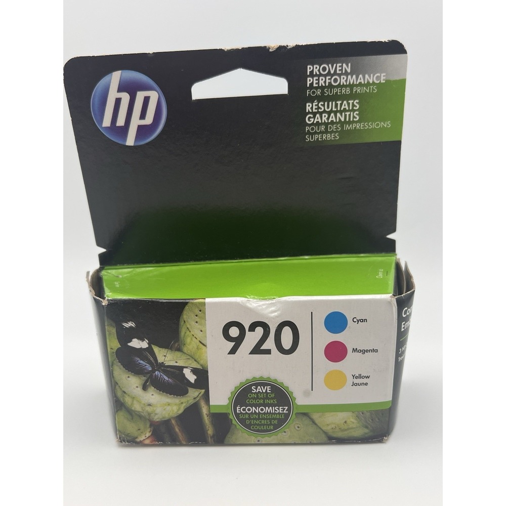 Genuine HP 920 Combo Pack Magenta Cyan Yellow OEM Exp 11/2019 New in Box